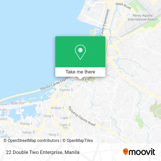 22 Double Two Enterprise map