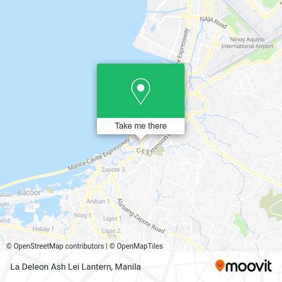 La Deleon Ash Lei Lantern map