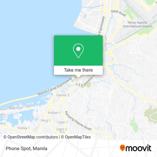 Phone Spot map