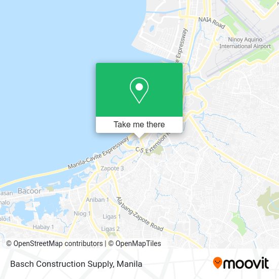 Basch Construction Supply map