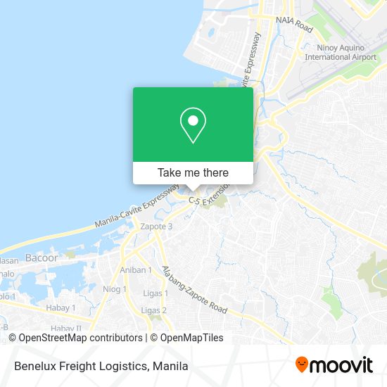 Benelux Freight Logistics map