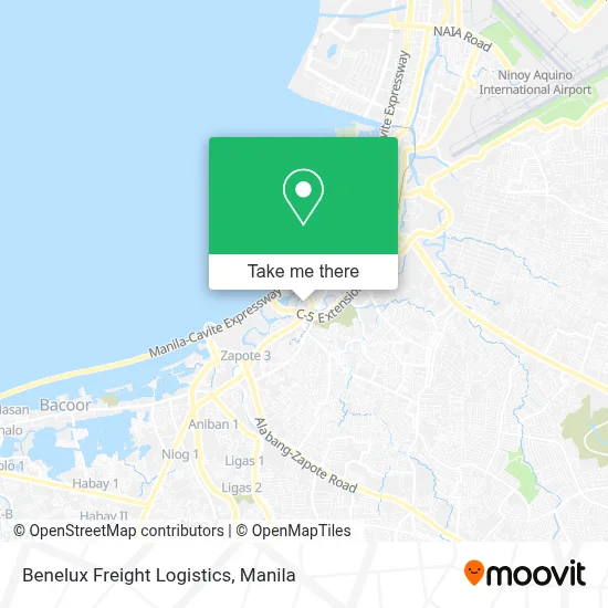 Benelux Freight Logistics map