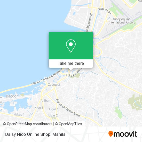 Daisy Nico Online Shop map