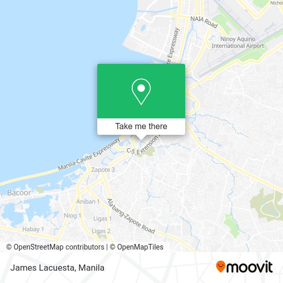 James Lacuesta map