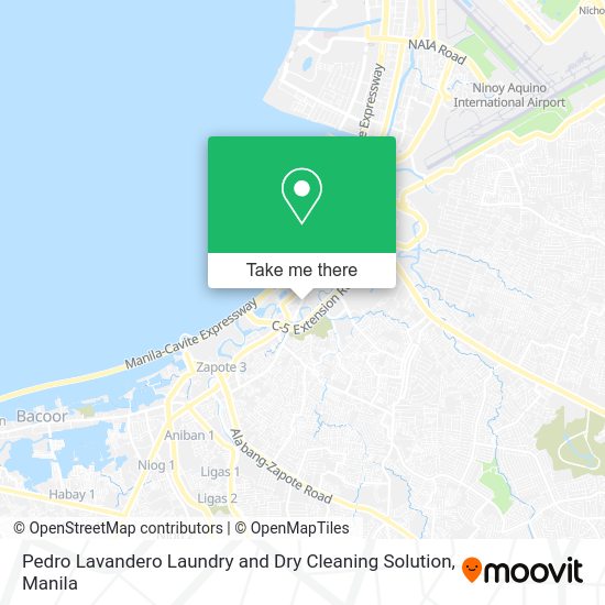 Pedro Lavandero Laundry and Dry Cleaning Solution map