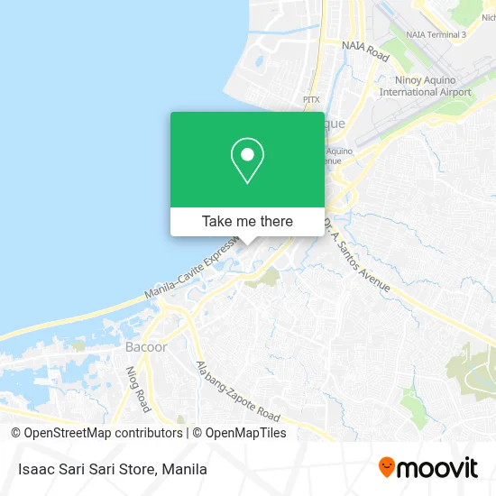 Isaac Sari Sari Store map
