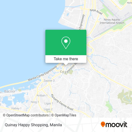 Quinay Happy Shopping map