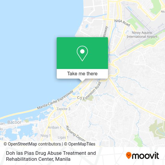 Doh las Pias Drug Abuse Treatment and Rehabilitation Center map