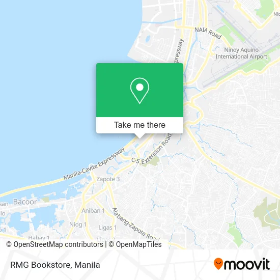 RMG Bookstore map