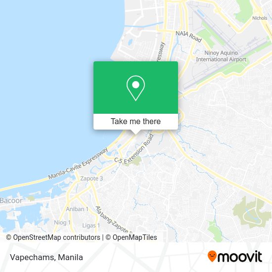 Vapechams map