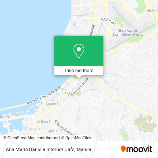 Ana Marie Daniela Internet Cafe map