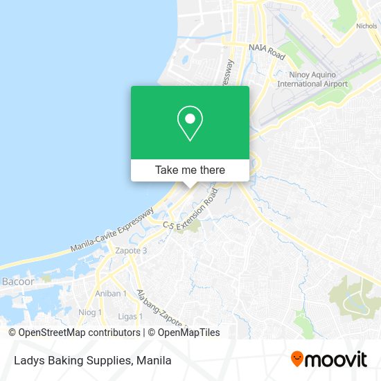 Ladys Baking Supplies map