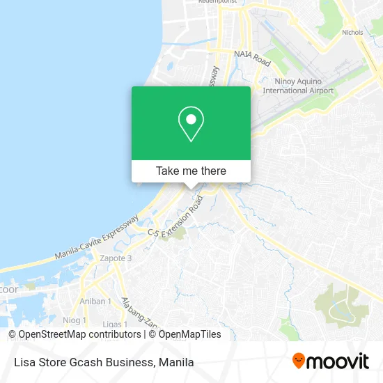 Lisa Store Gcash Business map