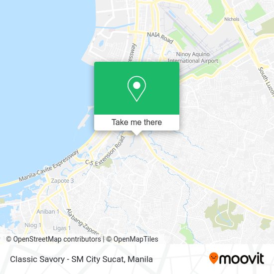 Classic Savory - SM City Sucat map