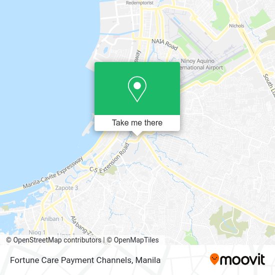 Fortune Care Payment Channels map