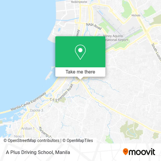 A Plus Driving School map