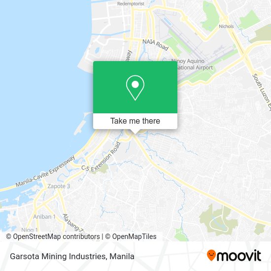 Garsota Mining Industries map