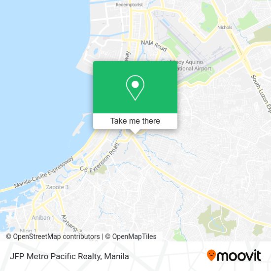 JFP Metro Pacific Realty map