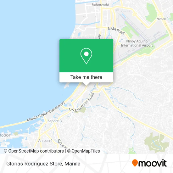 Glorias Rodriguez Store map