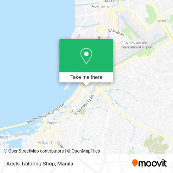 Adels Tailoring Shop map