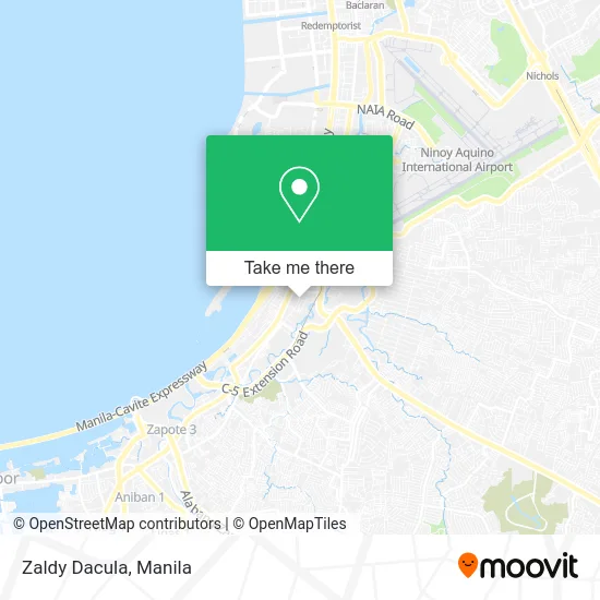 Zaldy Dacula map