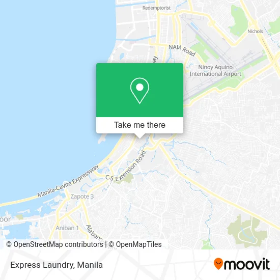 Express Laundry map