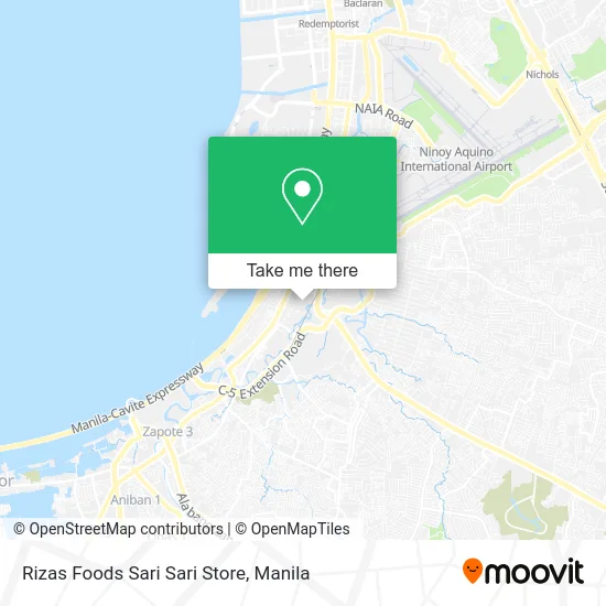 Rizas Foods Sari Sari Store map