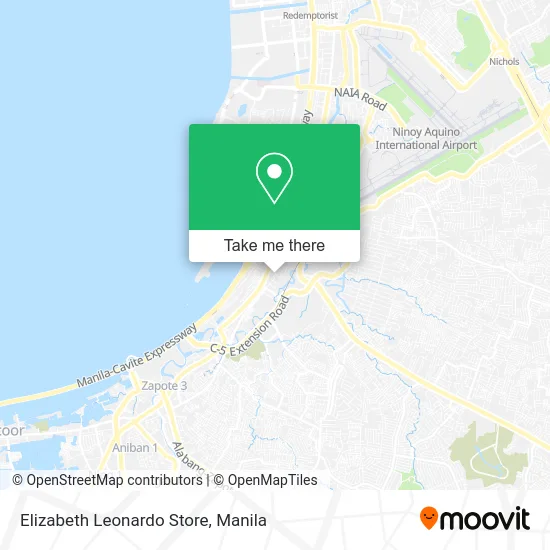 Elizabeth Leonardo Store map