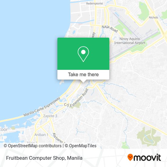 Fruitbean Computer Shop map