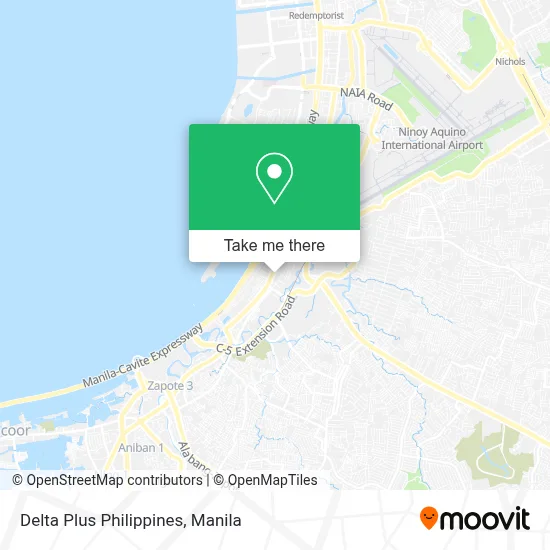 Delta Plus Philippines map