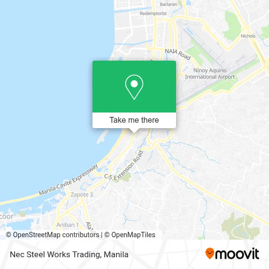 Nec Steel Works Trading map