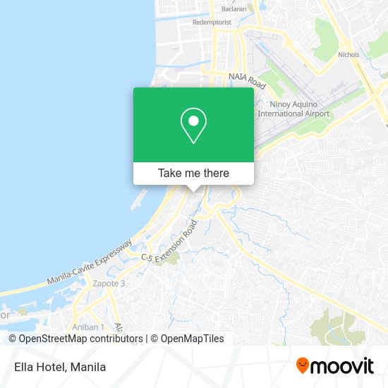 Ella Hotel map