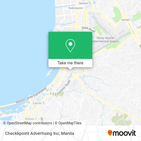 Checkkpoint Advertising Inc map