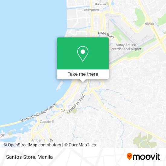 Santos Store map