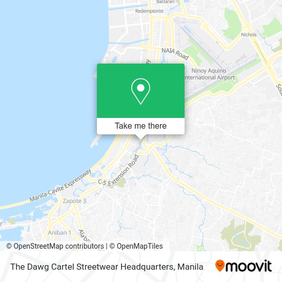 The Dawg Cartel Streetwear Headquarters map
