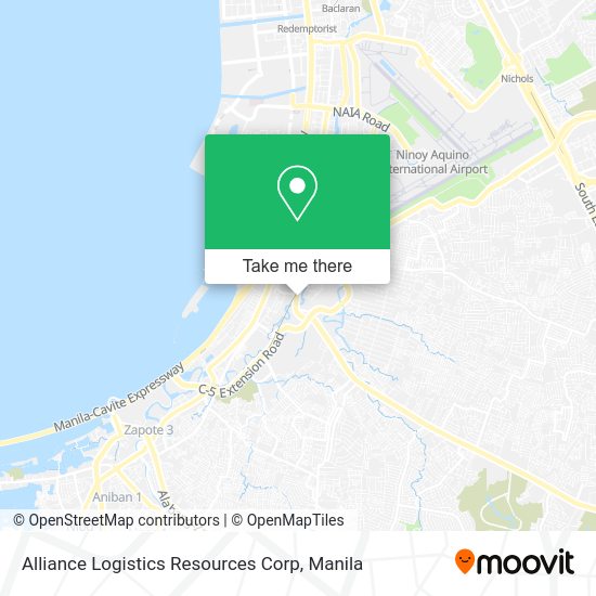 Alliance Logistics Resources Corp map