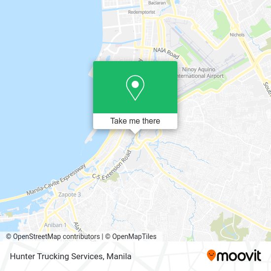 Hunter Trucking Services map