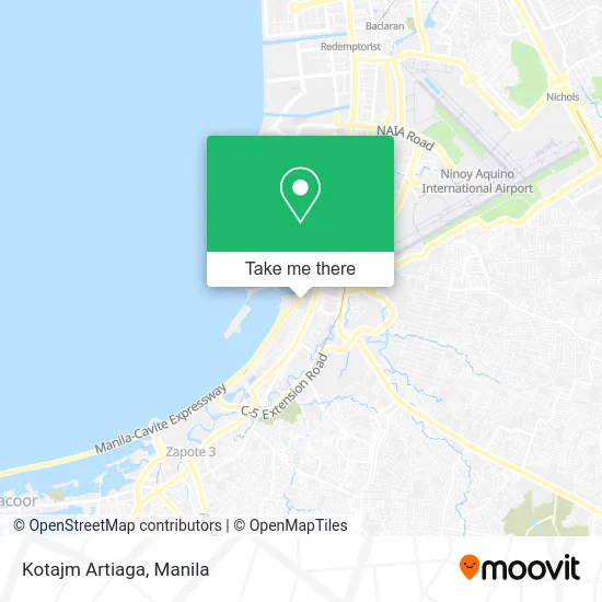 Kotajm Artiaga map