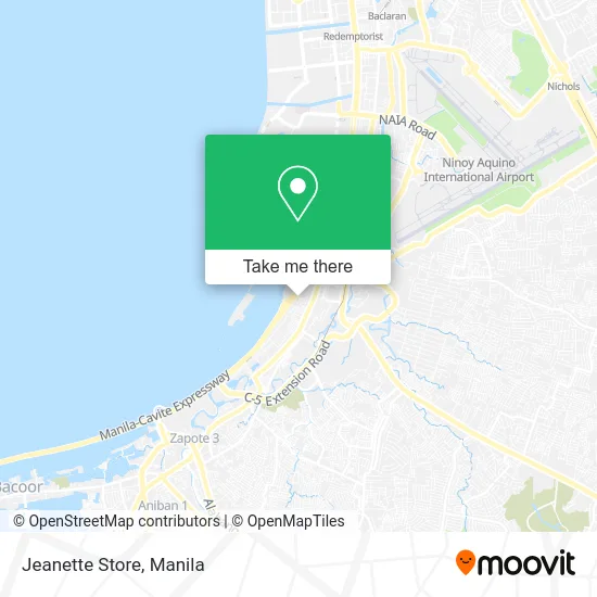 Jeanette Store map