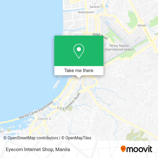 Eyecom Internet Shop map