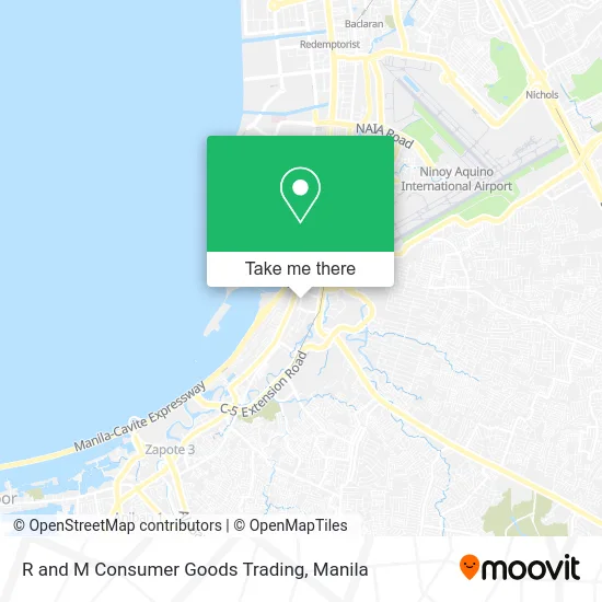 R and M Consumer Goods Trading map