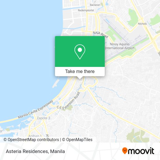 Asteria Residences map