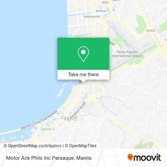 Motor Ace Phils Inc Paraaque map