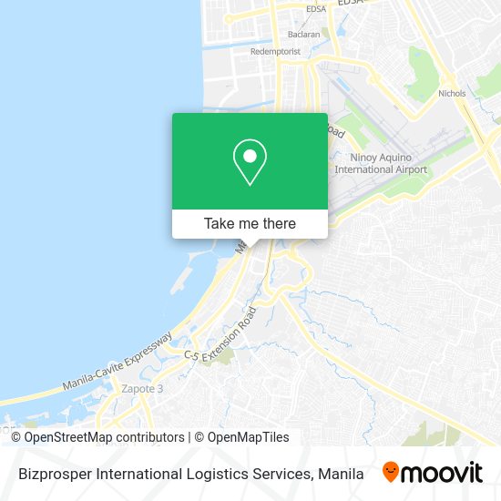 Bizprosper International Logistics Services map