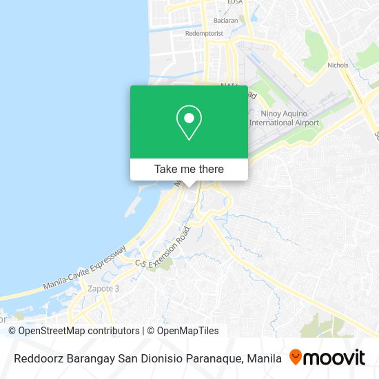 Reddoorz Barangay San Dionisio Paranaque map