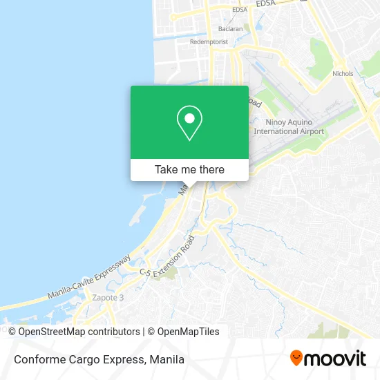 Conforme Cargo Express map