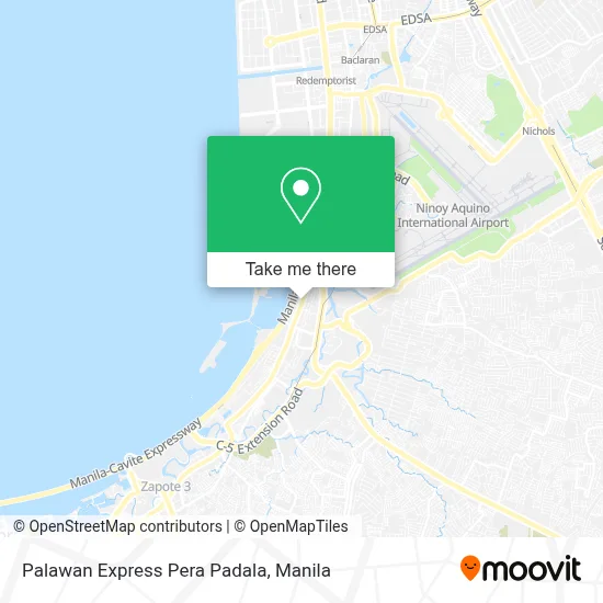 Palawan Express Pera Padala map