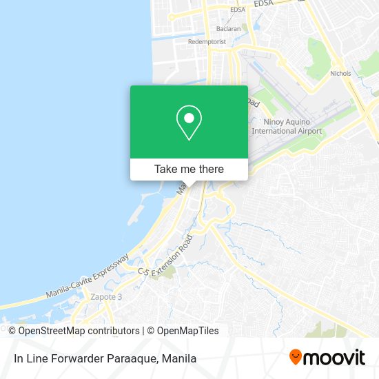 In Line Forwarder Paraaque map