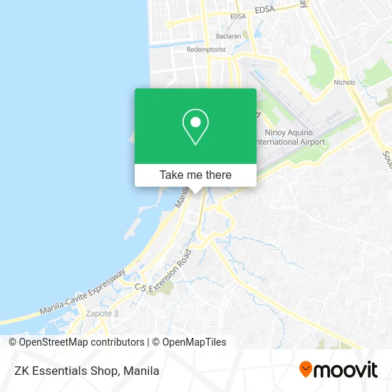 ZK Essentials Shop map