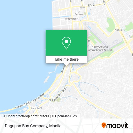 Dagupan Bus Company map